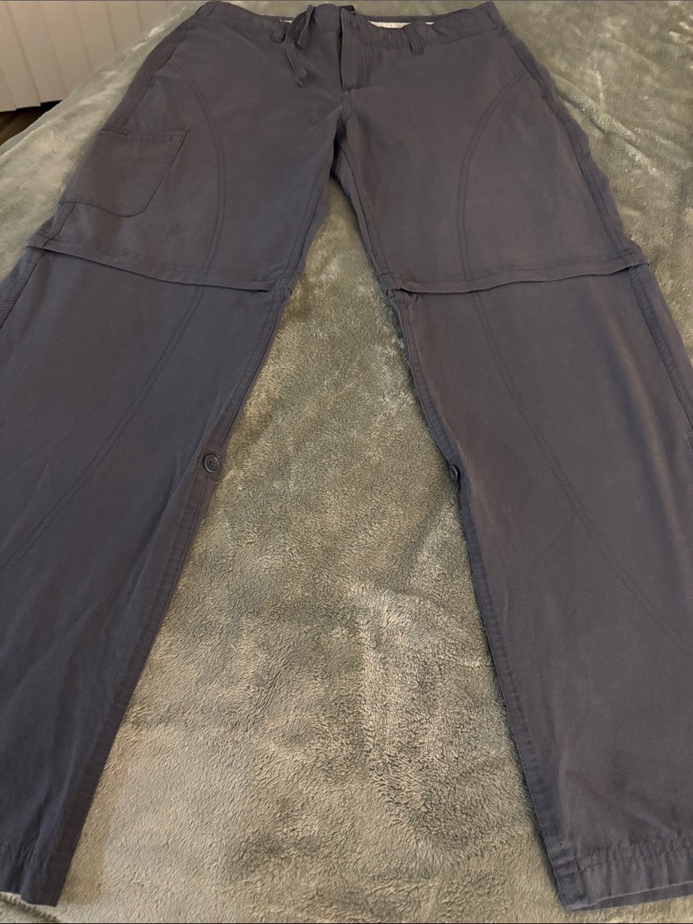 Danskin Now Dark Navy Convertible Track Pants with Cargo Pocket